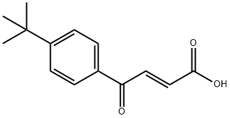 2-Butenoic acid, 4-[4-(1,1-dimethylethyl)phenyl]-4-oxo-, (2E)- 구조식 이미지