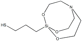 2,8,9-Trioxa-5-aza-1-silabicyclo[3.3.3]undecane-1-propanethiol 구조식 이미지