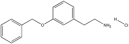 2-[3-(benzyloxy)phenyl]ethan-1-amine hydrochloride 구조식 이미지
