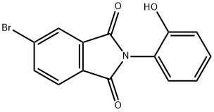 5-bromo-2-(2-hydroxyphenyl)-1H-isoindole-1,3(2H)-dione 구조식 이미지