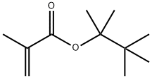 2-propenoic acid-2-methyl-1,1,2,2-tetramethylpropyl ester 구조식 이미지