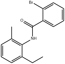 2-bromo-N-(2-ethyl-6-methylphenyl)benzamide 구조식 이미지