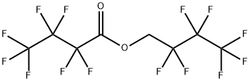 Butanoic acid, 2,2,3,3,4,4,4-heptafluoro-, 2,2,3,3,4,4,4-heptafluorobutyl ester Structure