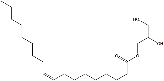 2,3-dihydroxypropyl (Z)-octadec-9-enoate Structure