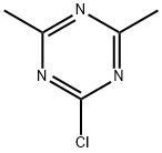 1,3,5-Triazine, 2-chloro-4,6-dimethyl- 구조식 이미지