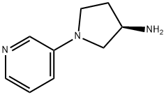 (3R)-1-(3-pyridinyl)pyrrolidinylamine 구조식 이미지