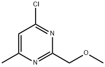 4-CHLORO-2-METHOXYMETHYL-6-METHYLPYRIMIDINE 구조식 이미지