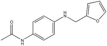 N-{4-[(furan-2-ylmethyl)amino]phenyl}acetamide Structure