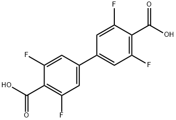 3,3',5,5'-Tetrafluorobiphenyl-4,4'-dicarboxylic acid 구조식 이미지