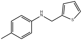 4-methyl-N-(thiophen-2-ylmethyl)aniline Structure