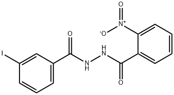 N'-(3-iodobenzoyl)-2-nitrobenzohydrazide 구조식 이미지