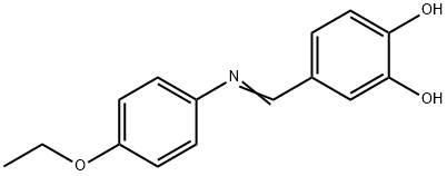 4-{[(4-ethoxyphenyl)imino]methyl}-1,2-benzenediol Structure