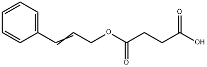 4-oxo-4-{[(E)-3-phenyl-2-propenyl]oxy}butanoic acid 구조식 이미지