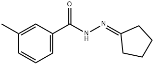 N'-cyclopentylidene-3-methylbenzohydrazide 구조식 이미지