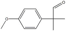 2-(4-Methoxy-phenyl)-2-methyl-propionaldehyde 구조식 이미지