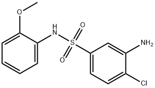 3-amino-4-chloro-N-(2-methoxyphenyl)benzene-1-sulfonamide Structure