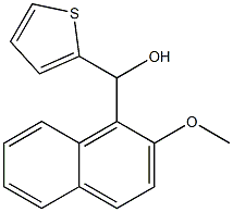 (2-methoxy-1-naphthyl)(2-thienyl)methanol 구조식 이미지