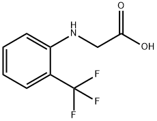 2-{[2-(trifluoromethyl)phenyl]amino}acetic acid Structure