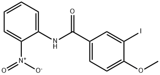 3-iodo-4-methoxy-N-(2-nitrophenyl)benzamide 구조식 이미지