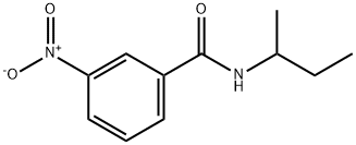 N-(sec-butyl)-3-nitrobenzamide 구조식 이미지