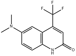 2(1H)-Quinolinone, 6-(dimethylamino)-4-(trifluoromethyl)- Structure