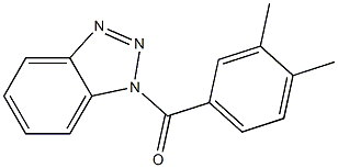 1-(3,4-dimethylbenzoyl)-1H-1,2,3-benzotriazole Structure