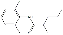 N-(2,6-dimethylphenyl)-2-methylpentanamide Structure