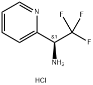 (S)-2,2,2-trifluoro-1-(pyridin-2-yl)ethan-1-amine hydrochloride Structure
