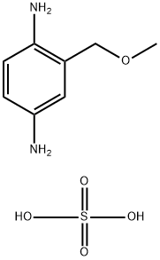 2-Methoxymethyl-p-Phenylenediamine Sulfate Structure