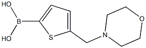 [5-(4-MORPHOLINYLMETHYL)-2-THIENYL]-BORONIC ACID Structure