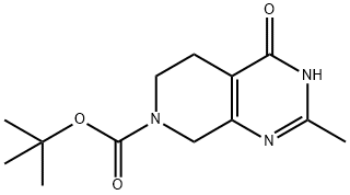 tert-butyl 4-hydroxy-2-methyl-5H,6H,7H,8H-pyrido[3,4-d]pyrimidine-7-carboxylate 구조식 이미지