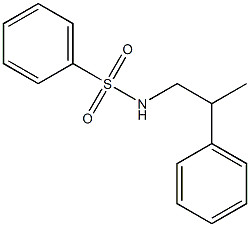 N-(2-phenylpropyl)benzenesulfonamide Structure