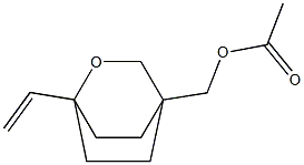 (1-Vinyl-2-oxabicyclo[2.2.2]octan-4-yl)methyl acetate Structure