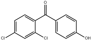 Methanone, (2,4-dichlorophenyl)(4-hydroxyphenyl)- Structure