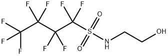 1,1,2,2,3,3,4,4,4-nonafluoro-N-2-hydroxyethyl-butane-1-sulfonamide Structure