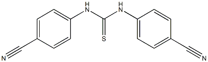 1,3-bis(4-cyanophenyl)thiourea Structure