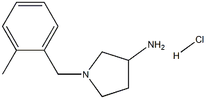 1-(2-methylbenzyl)pyrrolidin-3-amine hydrochloride Structure