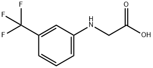 2-{[3-(trifluoromethyl)phenyl]amino}acetic acid 구조식 이미지