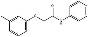 2-(3-methylphenoxy)-N-phenylacetamide Structure