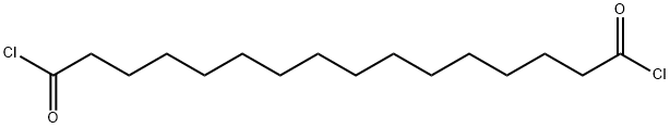 Hexadecanedioyl dichloride 구조식 이미지