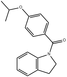 1-(4-isopropoxybenzoyl)indoline Structure