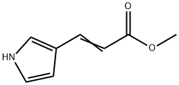(E)Methyl 3-(3-pyrrolyl)acrylate Structure