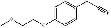 2-[4-(2-methoxyethoxy)phenyl]acetonitrile 구조식 이미지