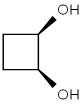 cis-cyclobutane-1,2-diol 구조식 이미지