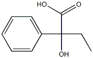 2-hydroxy-2-phenylbutanoic acid 구조식 이미지