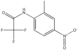 2,2,2-trifluoro-N-(2-methyl-4-nitrophenyl)acetamide 구조식 이미지
