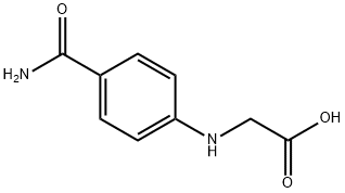 Glycine, N-[4-(aminocarbonyl)phenyl]- 구조식 이미지