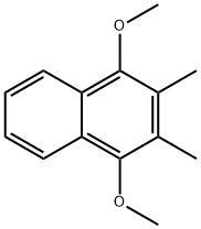 1,4-dimethoxy-2,3-dimethylnaphthalene Structure