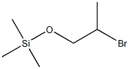 (2-bromopropoxy)trimethylsilane Structure