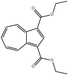 1,3-Azulenedicarboxylic acid, 1,3-diethyl ester Structure